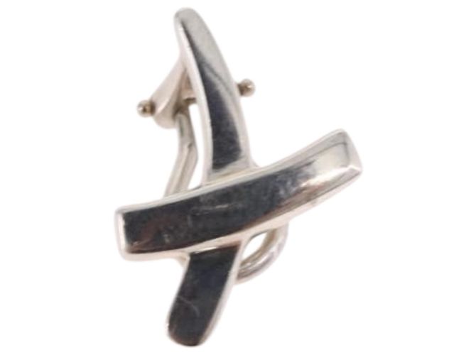 Autre Marque Orecchini TIFFANY&Co. Paloma Picasso Graffiti X Argento Ag925 Auth SW2552 - vista 8