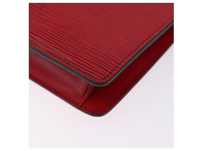 LOUIS VUITTON Epi Montaigne 27 Clutch Rosso M52657 LV Auth 191784A - vista 16