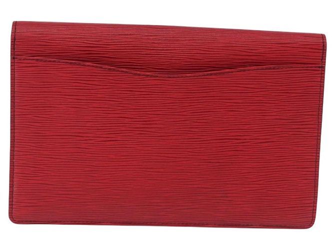 LOUIS VUITTON Epi Montaigne 27 Clutch Rosso M52657 LV Auth 191784A - vista 2