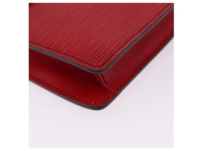 LOUIS VUITTON Epi Montaigne 27 Clutch Rosso M52657 LV Auth 191784A - vista 7