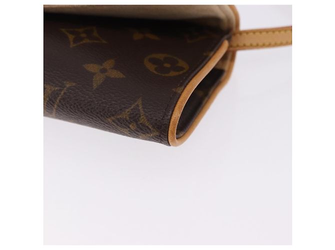 LOUIS VUITTON Pochette Twin PM Monogram Borsa a Spalla M51854 LV Auth ka5272A Monogramma - vista 14