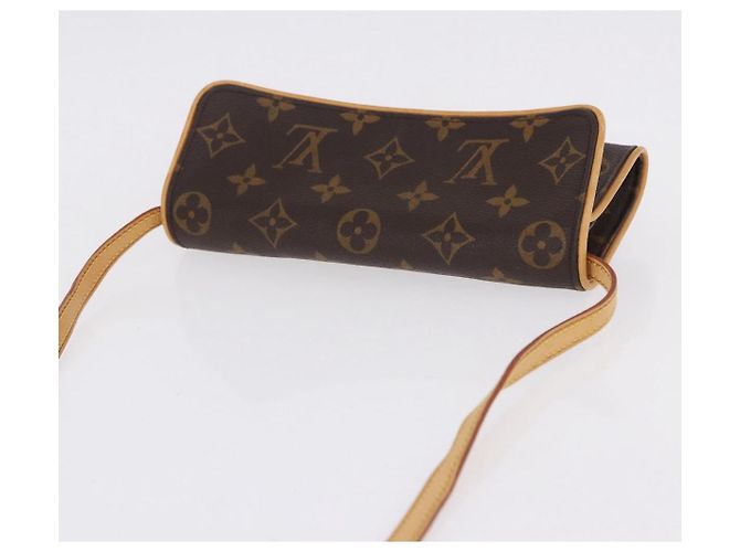 LOUIS VUITTON Pochette Twin PM Monogram Borsa a Spalla M51854 LV Auth ka5272A Monogramma - vista 6