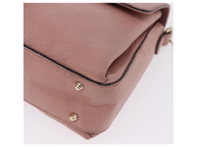 GUCCI Borsa a Mano Interlocking in Pelle 2way Outlet Oro Rosa 510302 Auth ka5225 D'oro - vista 13