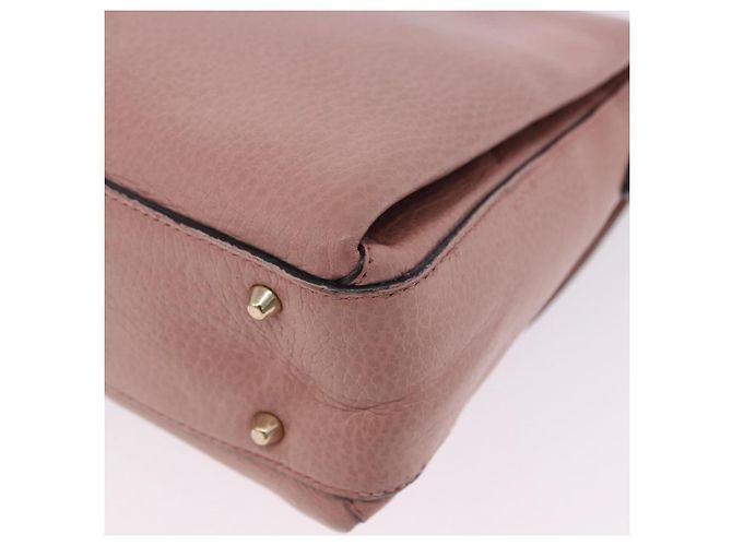 GUCCI Borsa a Mano Interlocking in Pelle 2way Outlet Oro Rosa 510302 Auth ka5225 D'oro - vista 15