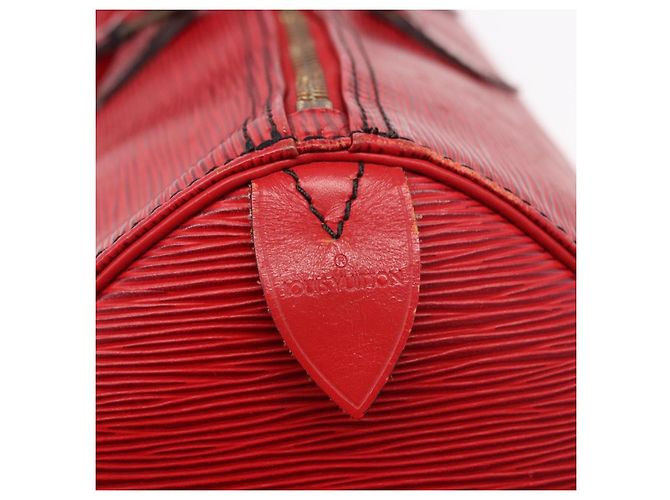 LOUIS VUITTON Borsa Epi Speedy 40 Rossa M42987 LV Auth 190401A Rosso - vista 18