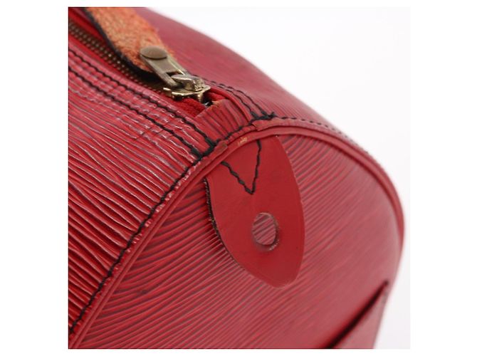 LOUIS VUITTON Borsa Epi Speedy 40 Rossa M42987 LV Auth 190401A Rosso - vista 19
