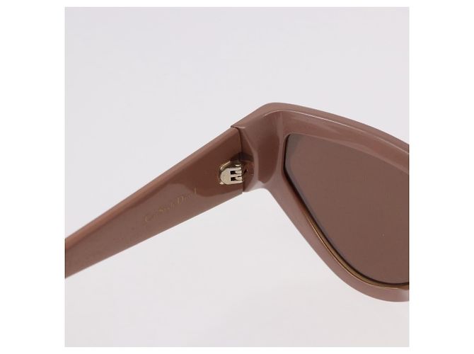 Gafas de sol Christian Dior Cat Style Dior 1 de plástico Pink Gold Auth SW2605V Rosa Dorado - vista 11