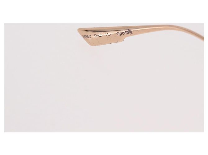 Gafas de sol Christian Dior Cat Style Dior 1 de plástico Pink Gold Auth SW2605V Rosa Dorado - vista 14