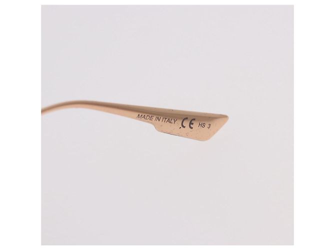 Gafas de sol Christian Dior Cat Style Dior 1 de plástico Pink Gold Auth SW2605V Rosa Dorado - vista 15