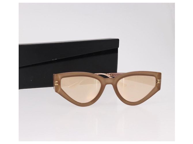 Gafas de sol Christian Dior Cat Style Dior 1 de plástico Pink Gold Auth SW2605V Rosa Dorado - vista 16