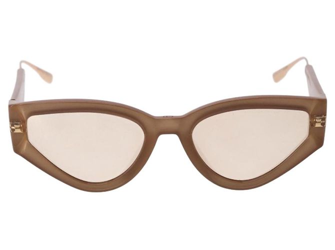 Gafas de sol Christian Dior Cat Style Dior 1 de plástico Pink Gold Auth SW2605V Rosa Dorado - vista 2
