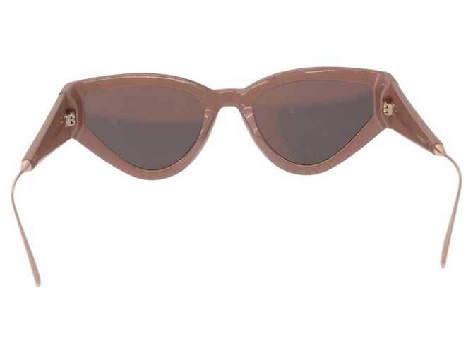 Gafas de sol Christian Dior Cat Style Dior 1 de plástico Pink Gold Auth SW2605V Rosa Dorado - vista 3