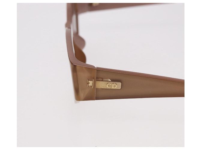 Gafas de sol Christian Dior Cat Style Dior 1 de plástico Pink Gold Auth SW2605V Rosa Dorado - vista 9