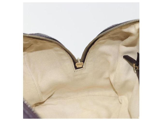 Bolsa Boston GUCCI GG Canvas Guccissima Couro Roxo Ouro 269876 Auth 190349A Dourado - vista 21