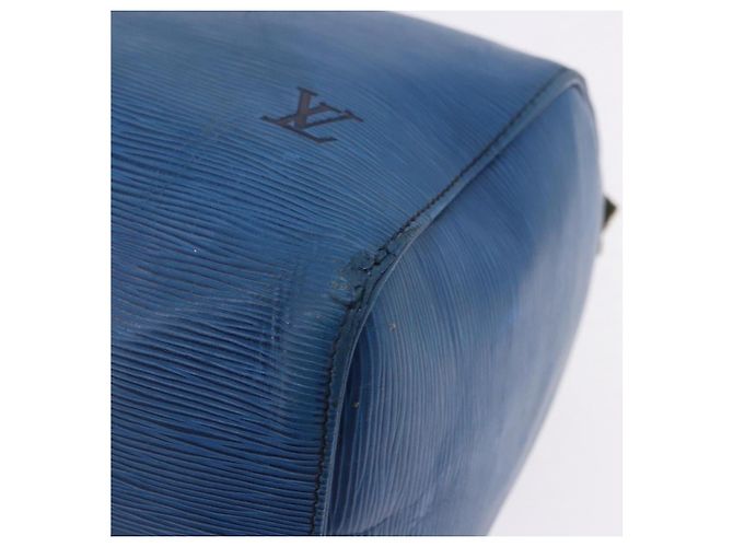 LOUIS VUITTON Borsa Epi Speedy 40 Toledo Blue M42985 LV Auth 192027 - vista 17