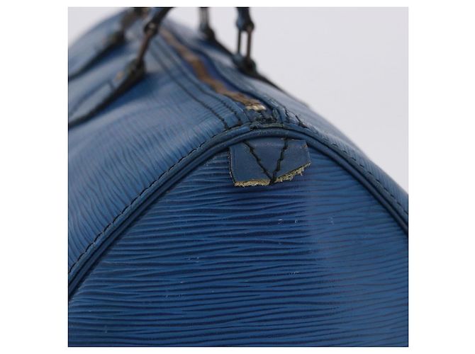 LOUIS VUITTON Borsa Epi Speedy 40 Toledo Blue M42985 LV Auth 192027 - vista 6