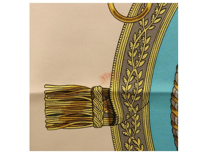Hermès HERMES Carre 90 Seidentuch Hellblau Authentisch 191431 - Ansicht 13