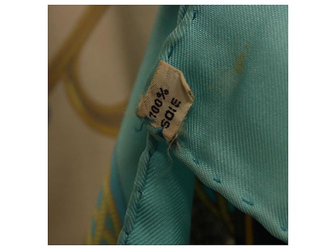 Hermès HERMES Carre 90 Seidentuch Hellblau Authentisch 191431 - Ansicht 16