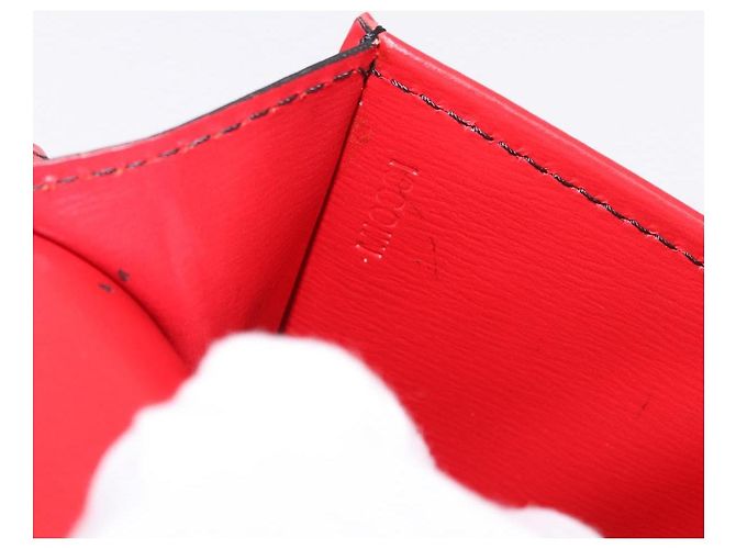 LOUIS VUITTON Epi Pochette Amberop Clutch Rossa M52587 LV Auth 192037 Rosso - vista 12