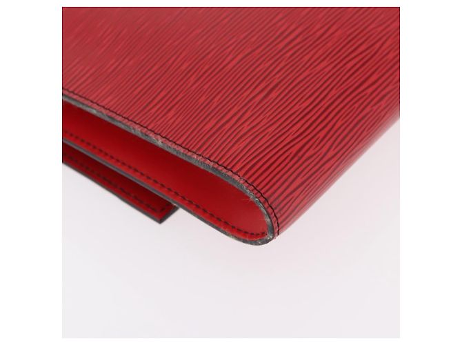 LOUIS VUITTON Epi Pochette Amberop Clutch Rossa M52587 LV Auth 192037 Rosso - vista 15