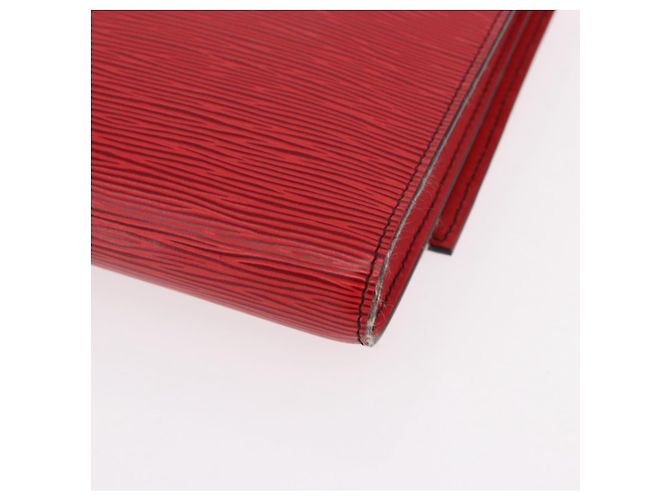 LOUIS VUITTON Epi Pochette Amberop Clutch Rossa M52587 LV Auth 192037 Rosso - vista 16