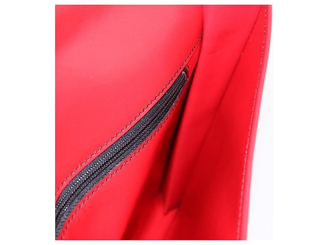 LOUIS VUITTON Epi Pochette Amberop Clutch Rossa M52587 LV Auth 192037 Rosso - vista 17