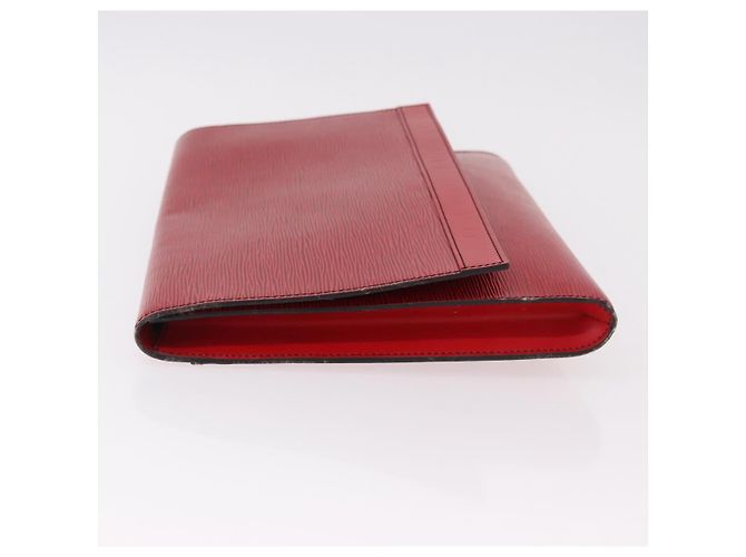 LOUIS VUITTON Epi Pochette Amberop Clutch Rossa M52587 LV Auth 192037 Rosso - vista 4