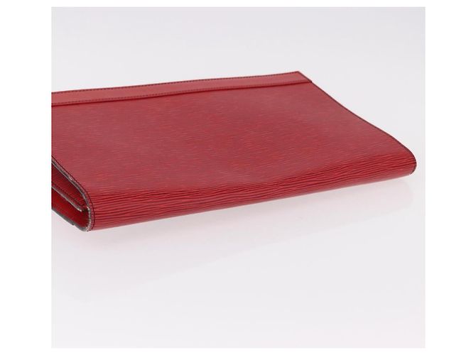 LOUIS VUITTON Epi Pochette Amberop Clutch Rossa M52587 LV Auth 192037 Rosso - vista 5