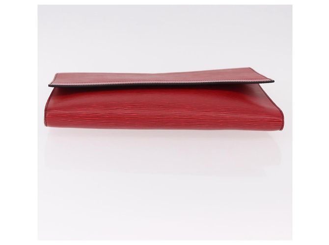 LOUIS VUITTON Epi Pochette Amberop Clutch Rossa M52587 LV Auth 192037 Rosso - vista 6