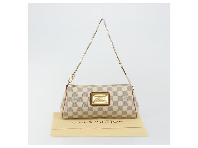 LOUIS VUITTON Borsa a Spalla Damier Azur Eva 2way N55214 LV Auth 192924A - vista 12
