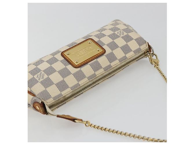 LOUIS VUITTON Borsa a Spalla Damier Azur Eva 2way N55214 LV Auth 192924A - vista 6