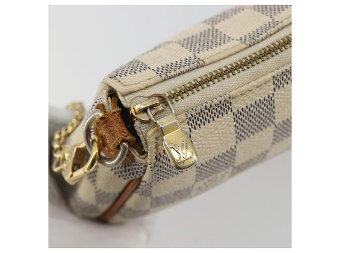 LOUIS VUITTON Borsa a Spalla Damier Azur Eva 2way N55214 LV Auth 192924A - vista 9