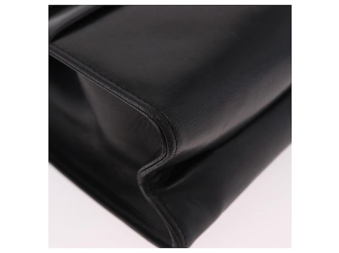 Borsa a tracolla Salvatore Ferragamo in pelle nera e oro Auth bs36087 Nero D'oro - vista 10