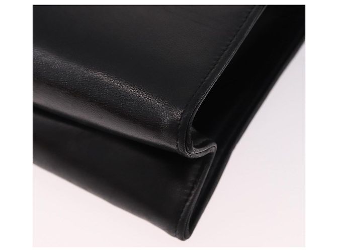 Borsa a tracolla Salvatore Ferragamo in pelle nera e oro Auth bs36087 Nero D'oro - vista 11