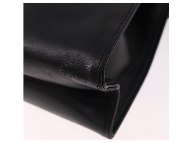 Borsa a tracolla Salvatore Ferragamo in pelle nera e oro Auth bs36087 Nero D'oro - vista 13