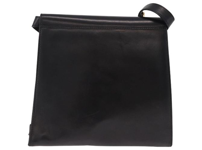 Borsa a tracolla Salvatore Ferragamo in pelle nera e oro Auth bs36087 Nero D'oro - vista 3
