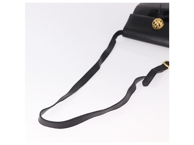 Borsa a tracolla Salvatore Ferragamo in pelle nera e oro Auth bs36087 Nero D'oro - vista 7