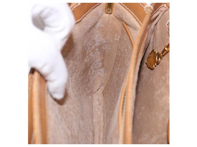 Borsa a tracolla GUCCI Micro GG Supreme PVC Beige Oro 001 406 1780 Auth BA14455 D'oro - vista 20