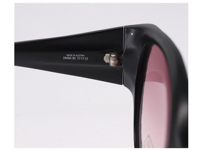 Occhiali da sole Christian Dior in plastica Nero Auth BA14447A - vista 11