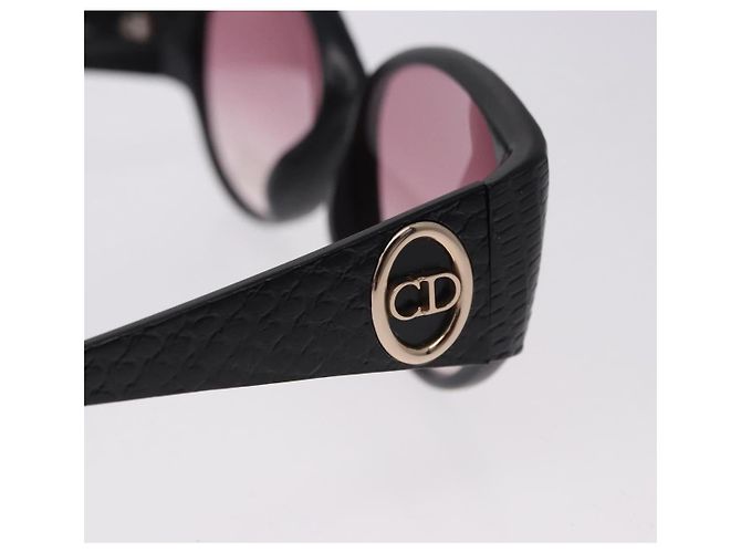 Occhiali da sole Christian Dior in plastica Nero Auth BA14447A - vista 7