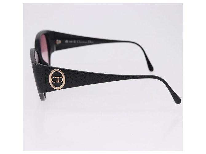 Occhiali da sole Christian Dior in plastica Nero Auth BA14447A - vista 8