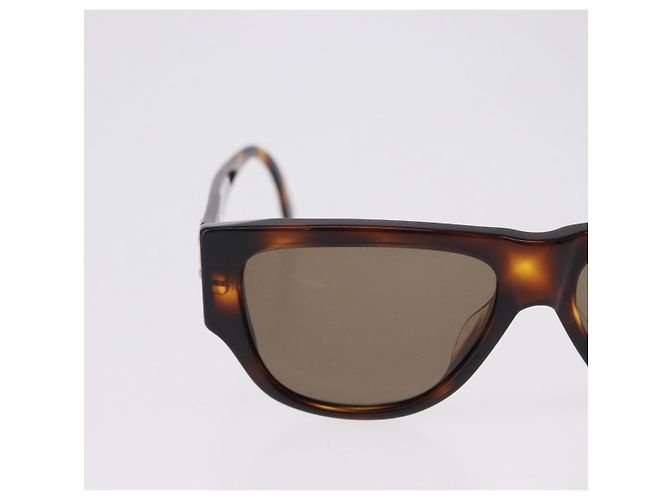 Gafas de sol CHANEL plástico Marrón CC Auth BA14488M Castaño - vista 4
