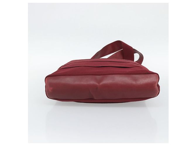 Salvatore Ferragamo Tote Bag Canvas Bordeaux Gold Auth ar14084 - Ansicht 9