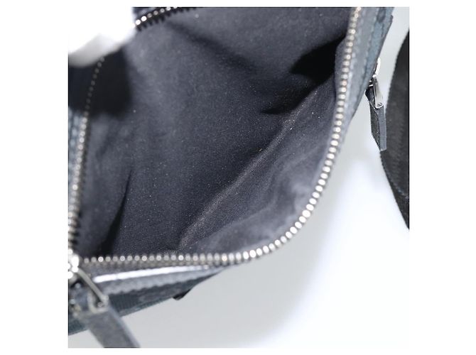 Borsa a Spalla GUCCI GG Canvas Nera Argento 92551 Auth 192749 Nero - vista 22