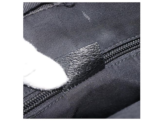Borsa a Spalla GUCCI GG Canvas Nera Argento 92551 Auth 192749 Nero - vista 24