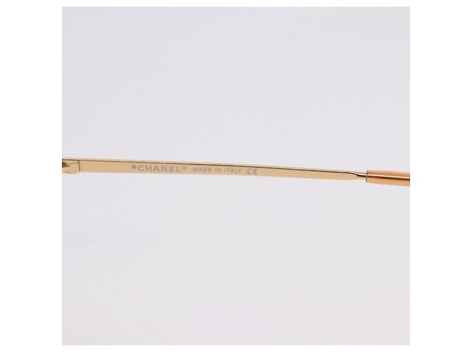 Gafas de sol CHANEL metal Gold CC Auth BA14352M Dorado - vista 14