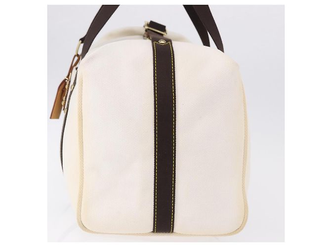 LOUIS VUITTON Antigua Suc weekend Boston Bag White M40030 LV Auth fm5381 Bianco - vista 3
