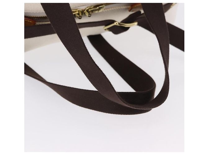 LOUIS VUITTON Antigua Suc weekend Boston Bag White M40030 LV Auth fm5381 Bianco - vista 7