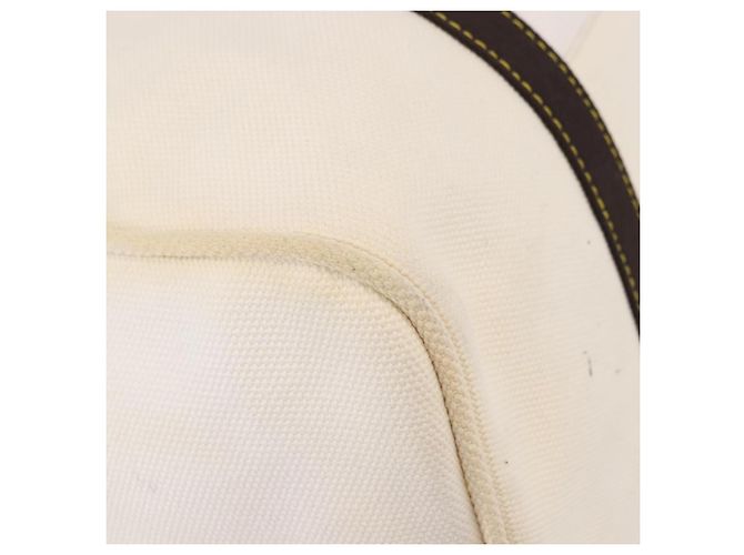 LOUIS VUITTON Antigua Suc weekend Boston Bag White M40030 LV Auth fm5381 Bianco - vista 8