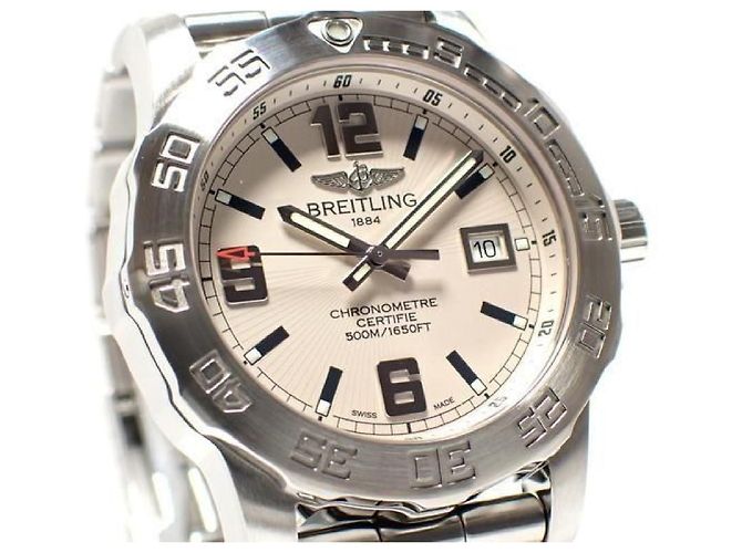 BREITLING Colt44 silber Armband Quarz Originalware '11 Herren - Ansicht 2